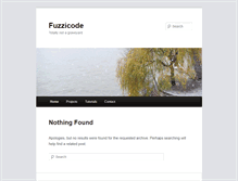 Tablet Screenshot of fuzzicode.com